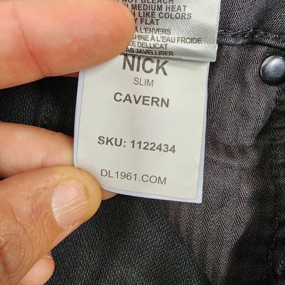 DL1961 Ultimate Knit Nick Slim Cavern Ultra Soft Men's 38 x 34 Jeans - Picture 10 of 15